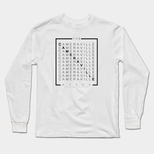 The Cameraville Crossword Long Sleeve T-Shirt